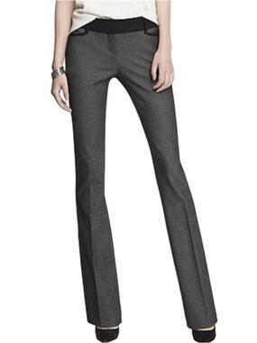 Express Columnist Barely Boot Dress Pants – Grey – Size 00R (Good Condition)